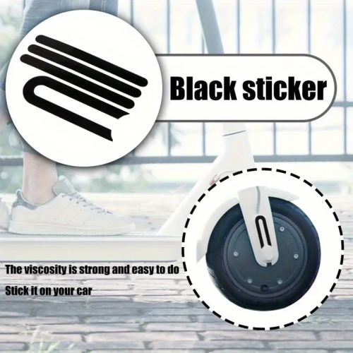 4pcs Reflective Wheel Protector Stickers