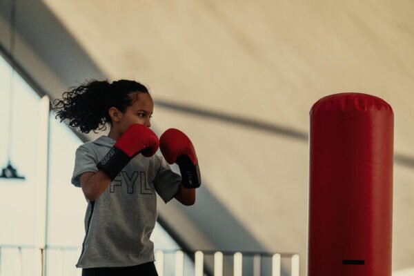 Kids' Boxing Gloves 100 - Red