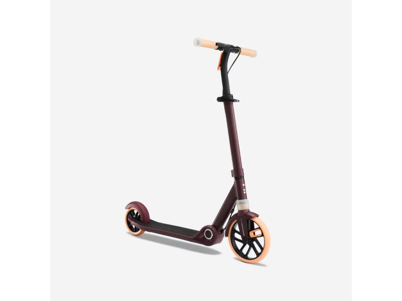 Kids' Scooter M900 - Burgundy/Orange Accents