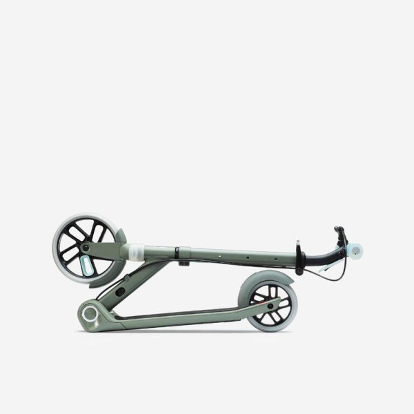Kids' Scooter M900 - Khaki Green/Light Blue Accents