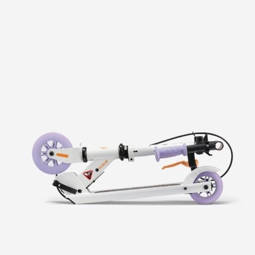 Kids' Scooter with Brake Play 5 - White and Purple