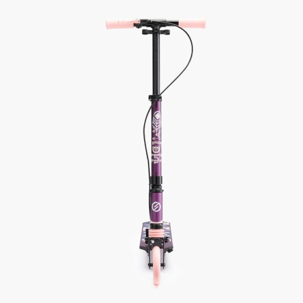Mid 5 Kids' Scooter with Handlebar Brake and Suspension - Purple