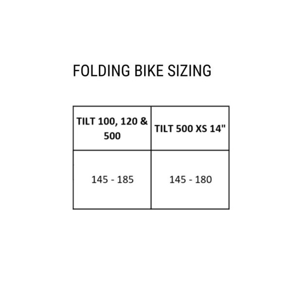 TILT 500 14" FOLDING BIKE - SILVER BTWIN